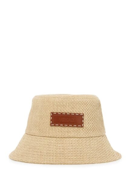 VERSACE Raffia Bucket Hat For