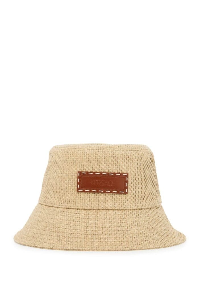 VERSACE Raffia Bucket Hat For