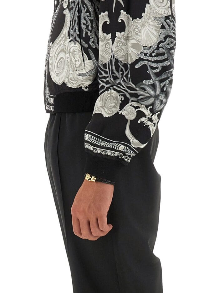 Versace REVERSIBLE BAROQUE SEA JACKET