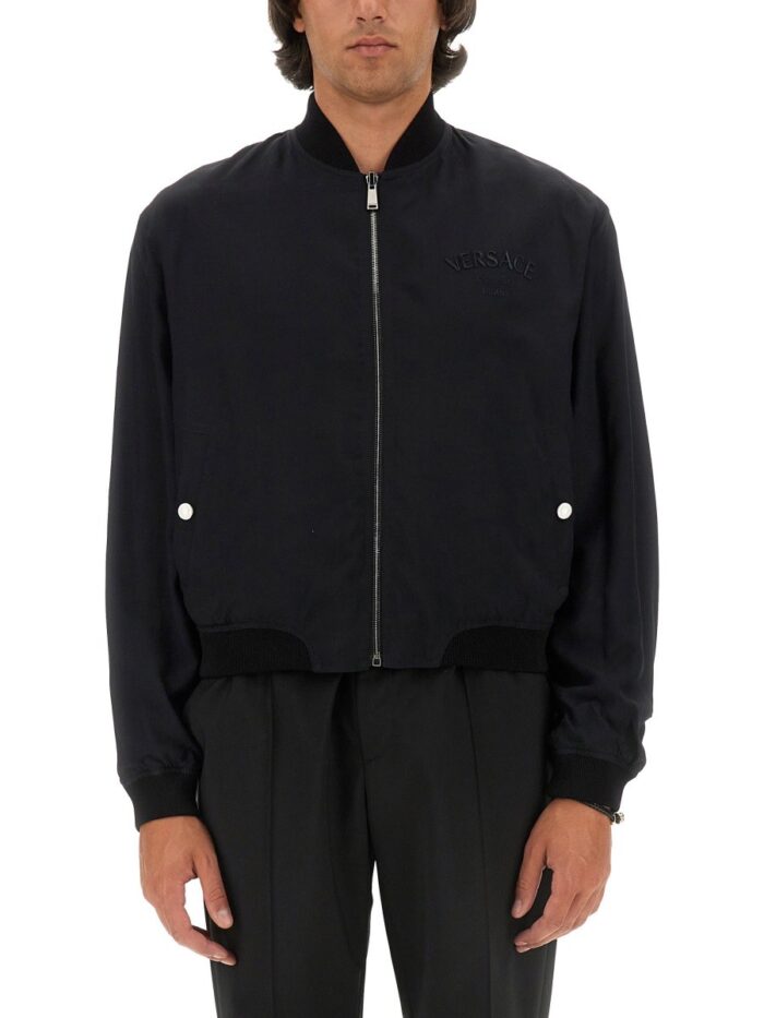 Versace REVERSIBLE BAROQUE SEA JACKET