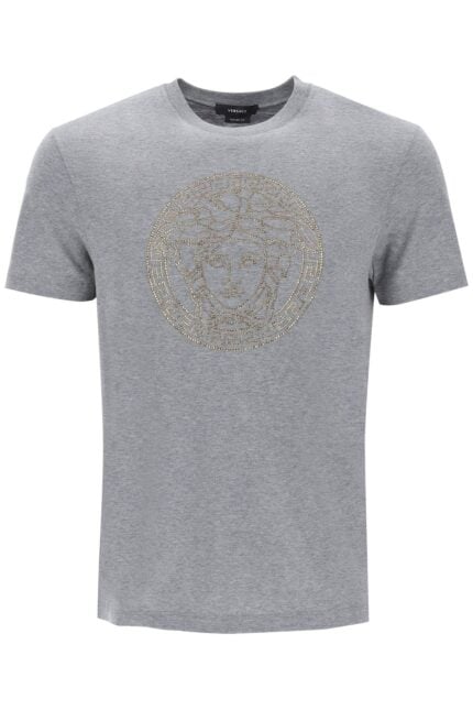 Versace Rhinestones Medusa T-shirt