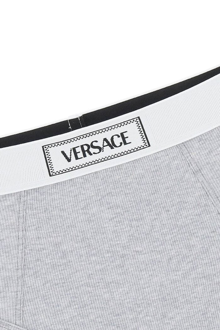 VERSACE Ribbed Briefs With '90s Logo