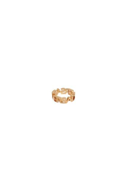 VERSACE Ring With Logo Design