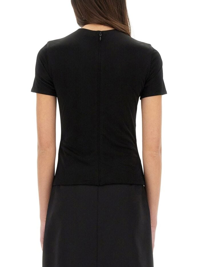 Versace "SAFETY PIN" CURLED TOP