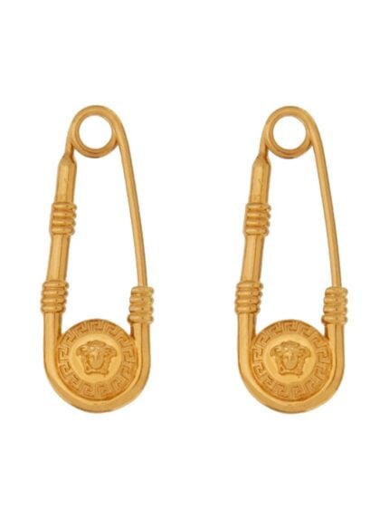 Versace SAFETY PIN EARRINGS