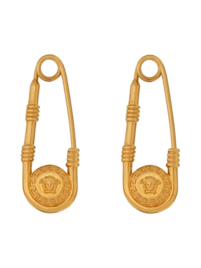 Versace SAFETY PIN EARRINGS