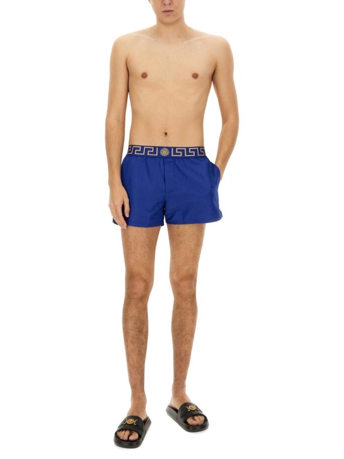 Versace SEA SHORTS WITH GREEK BORDER