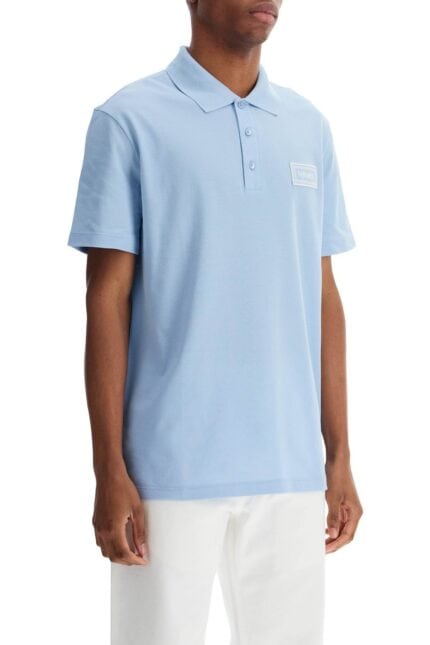 VERSACE Short-sleeved Polo Shirt With Logo