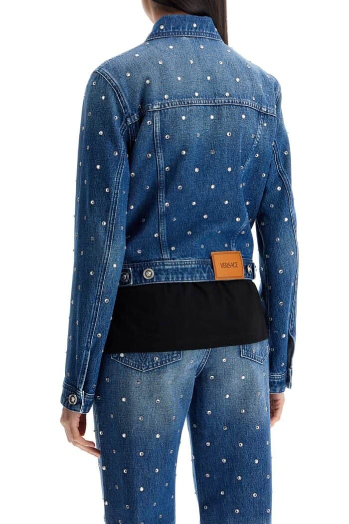 VERSACE "starry Sky Denim Jacket