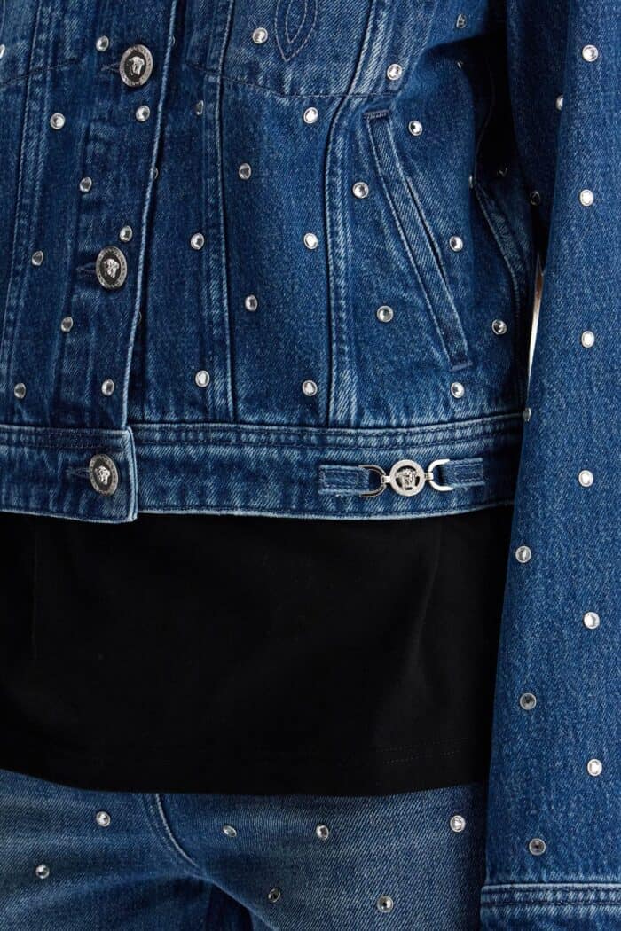 VERSACE "starry Sky Denim Jacket