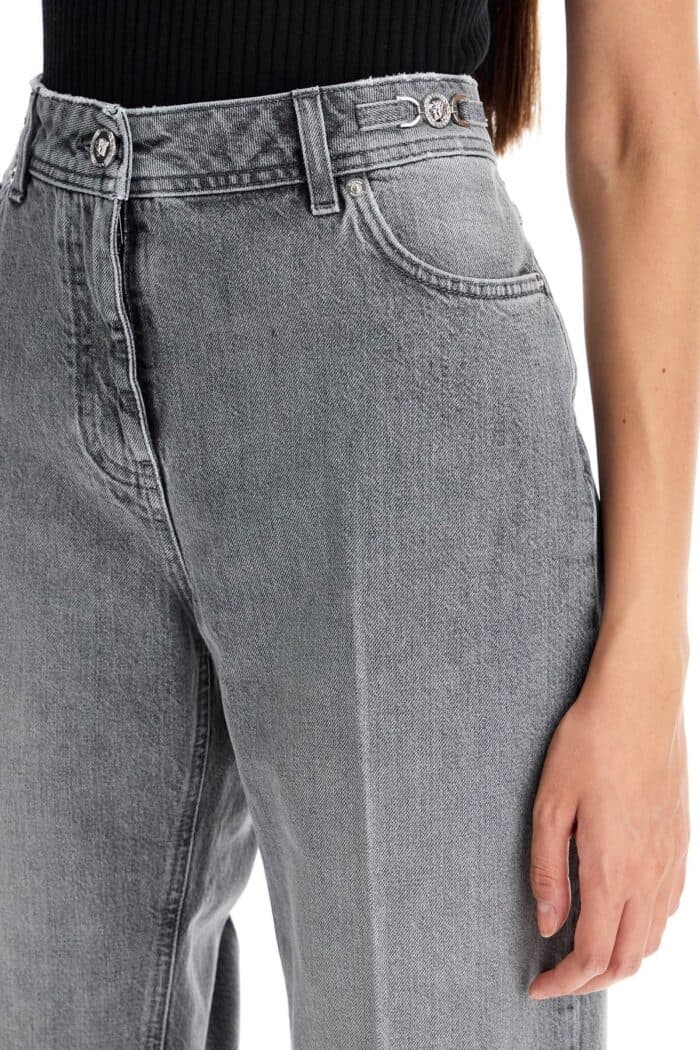 VERSACE Straight Jeans With Medusa Details