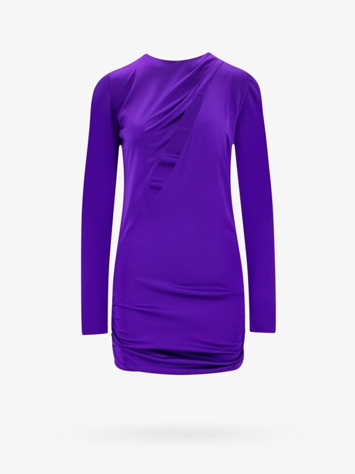 Versace Stretch Viscose Dress With Cut-out Details