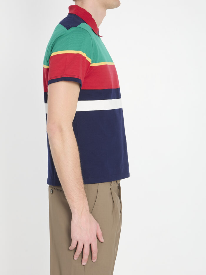Versace Striped cotton T-shirt
