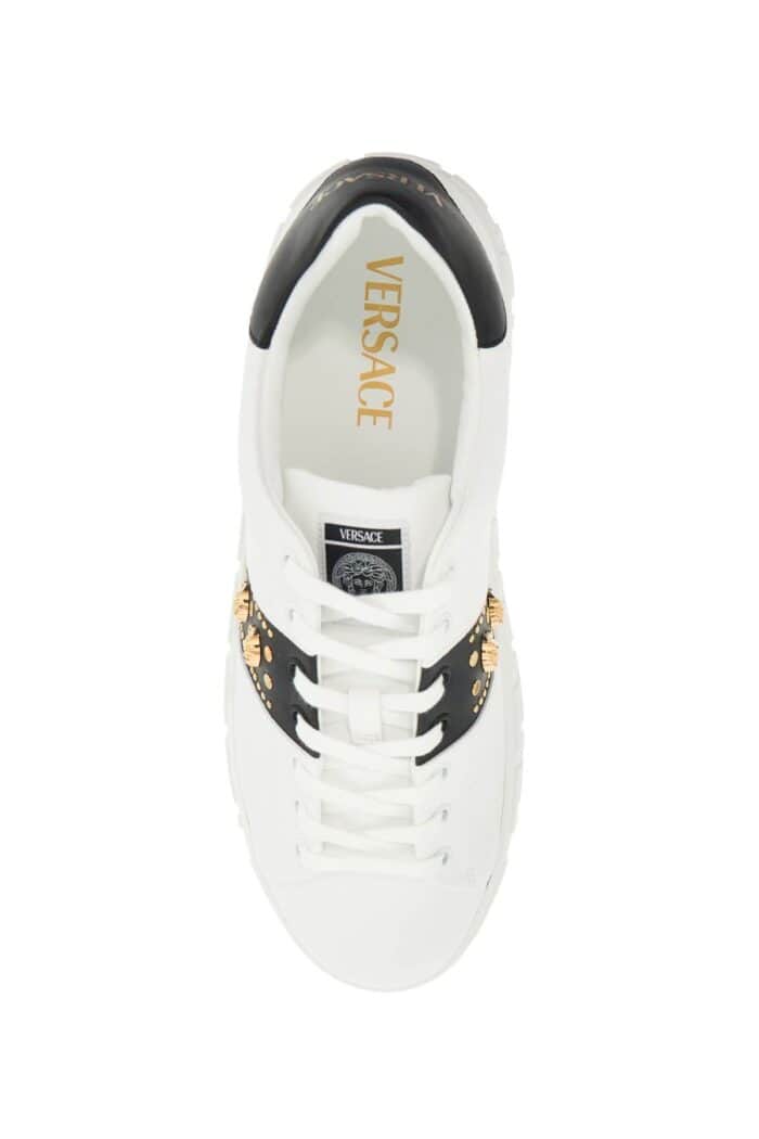 VERSACE "studded Greek Sneakers