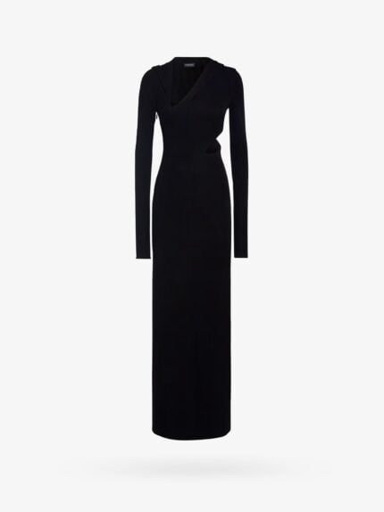Versace Sustainable Viscose Dress With Cut-out Details