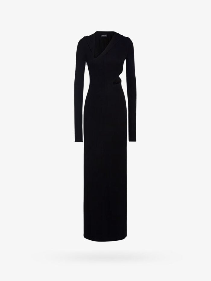 Versace Sustainable Viscose Dress With Cut-out Details