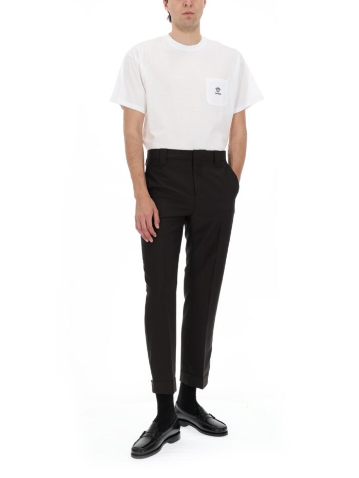 Versace T-SHIRT CON TASCHINO E LOGO