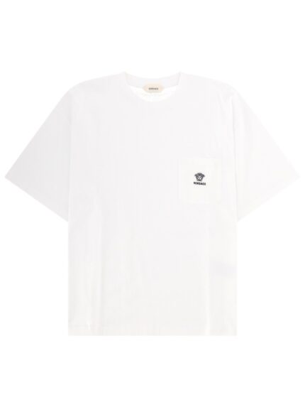Versace T-SHIRT CON TASCHINO E LOGO
