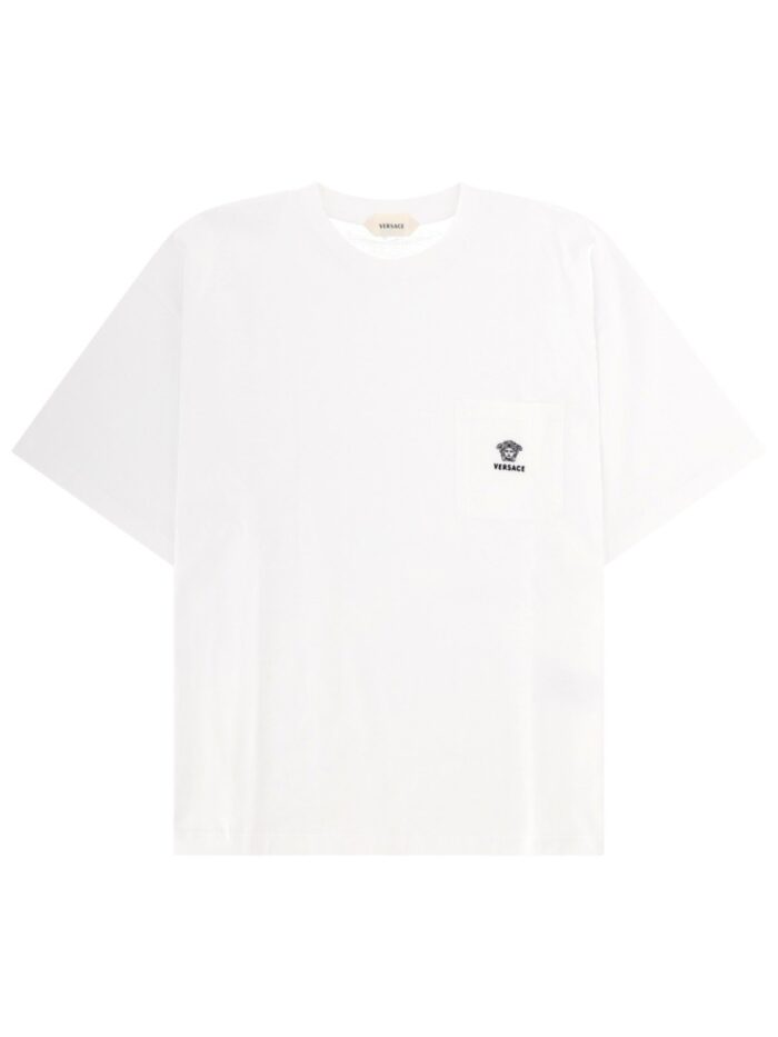 Versace T-SHIRT CON TASCHINO E LOGO