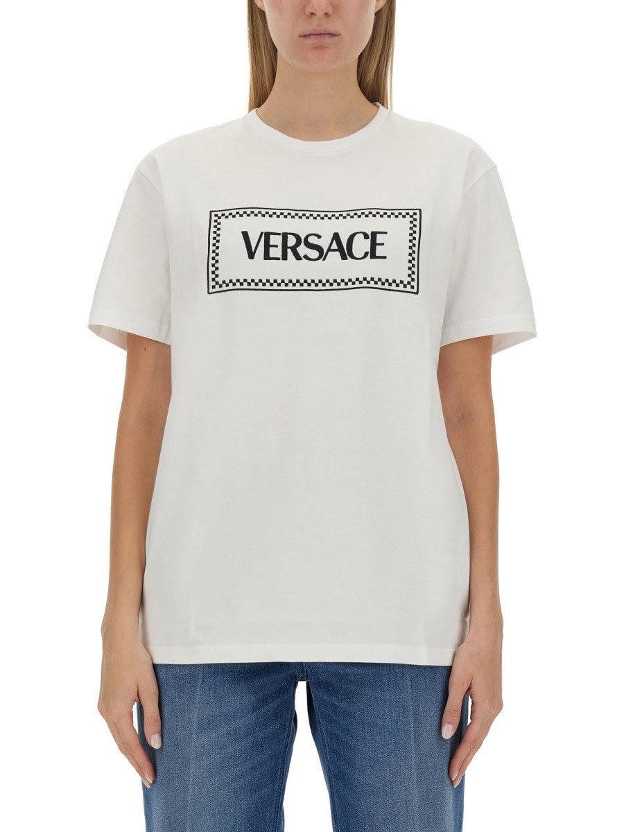 Versace T-SHIRT WITH '90S VINTAGE LOGO