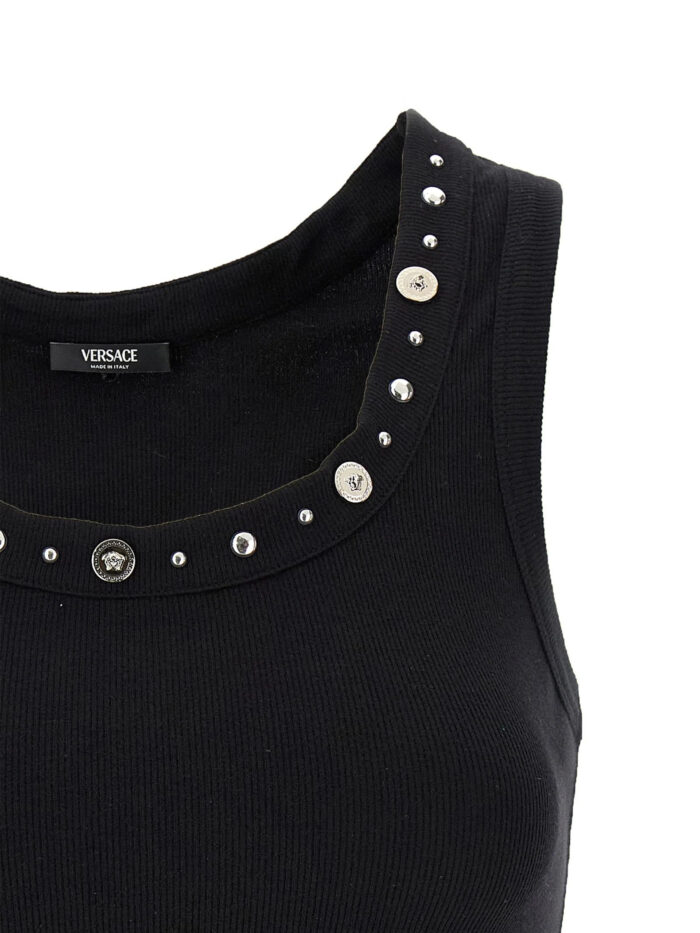 Versace Tank top emboidery studs