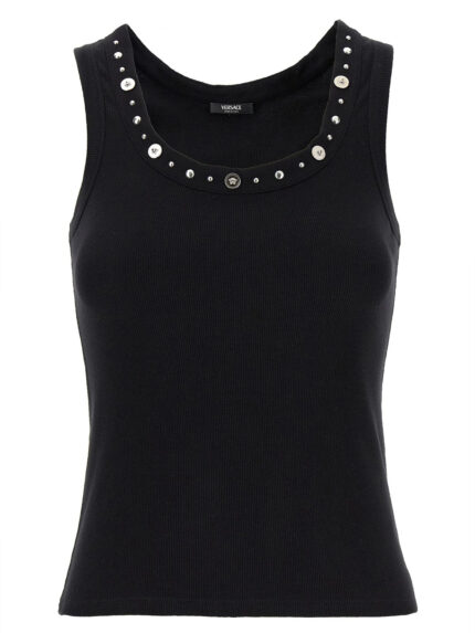 Versace Tank top emboidery studs