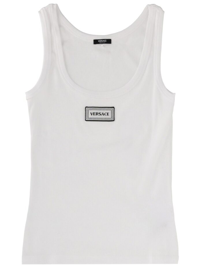 versace tank top with logo Versace TANK TOP WITH LOGO