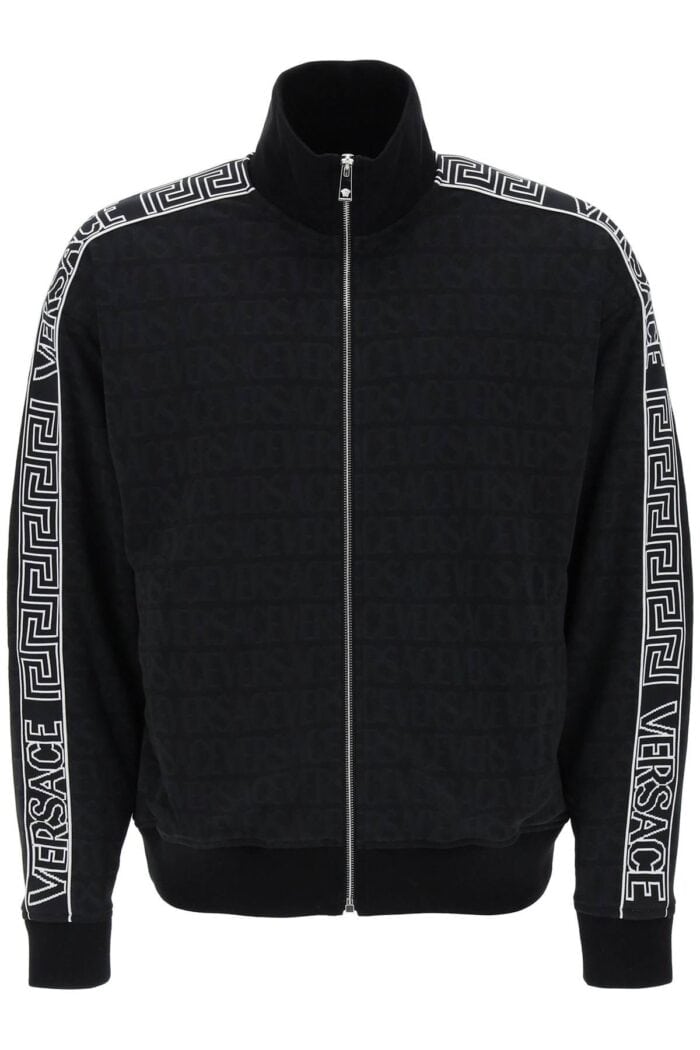 Versace Techno Versace Allover Track Sweatshirt