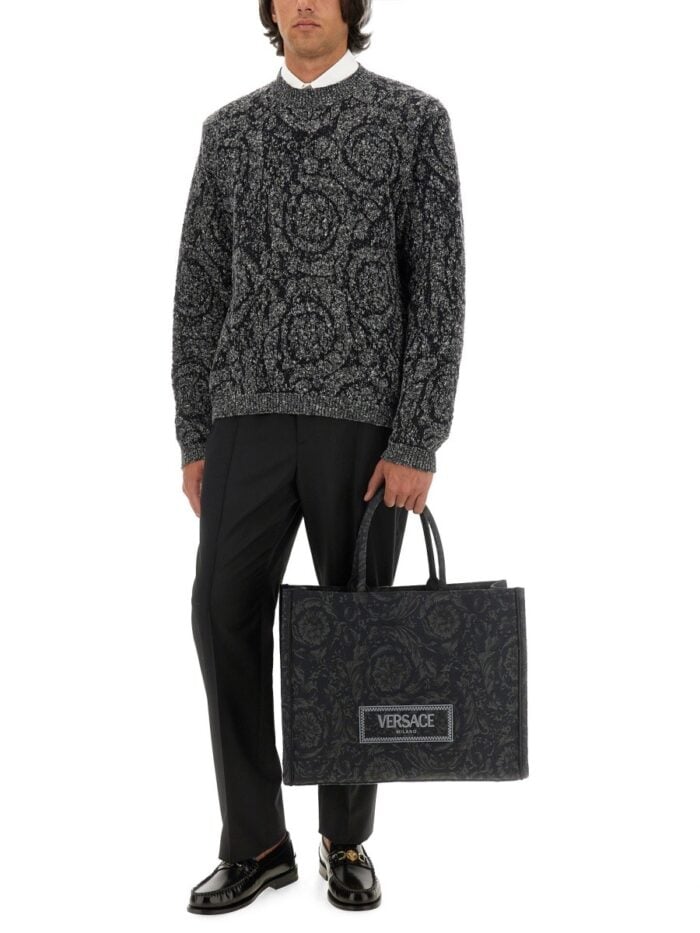 Versace TWEED EFFECT KNIT