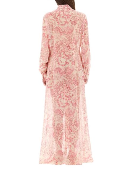 Versace "UNDERWATER BAROQUE" CHEMISE COVER-UP