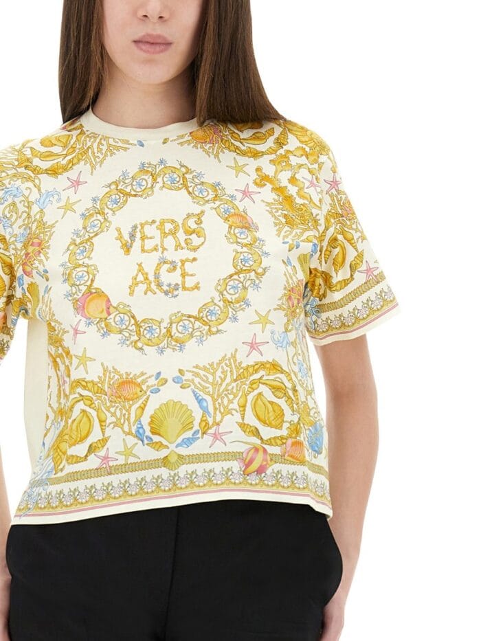 Versace "UNDERWATER BAROQUE" T-SHIRT