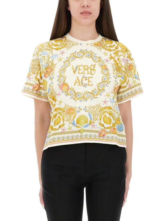 Versace "UNDERWATER BAROQUE" T-SHIRT