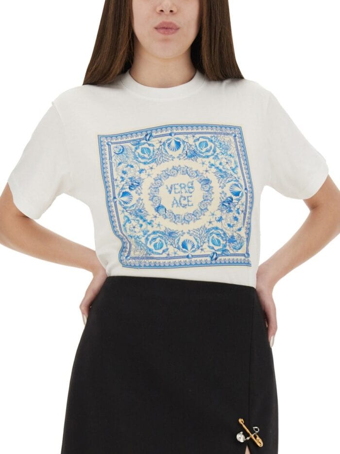 Versace "UNDERWATER BAROQUE" T-SHIRT