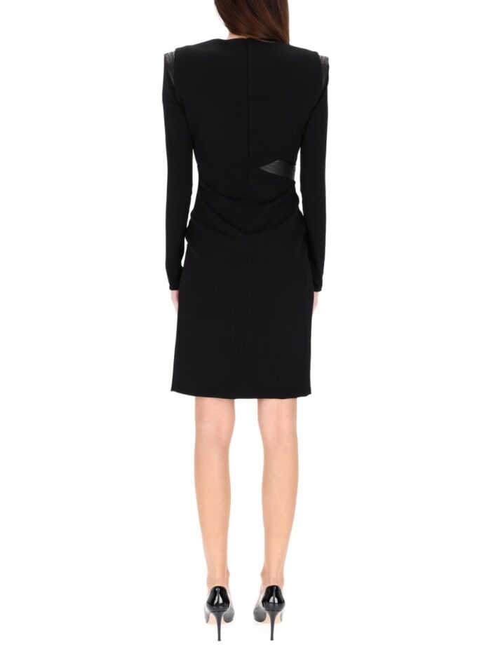 Versace V-NECK MINI DRESS