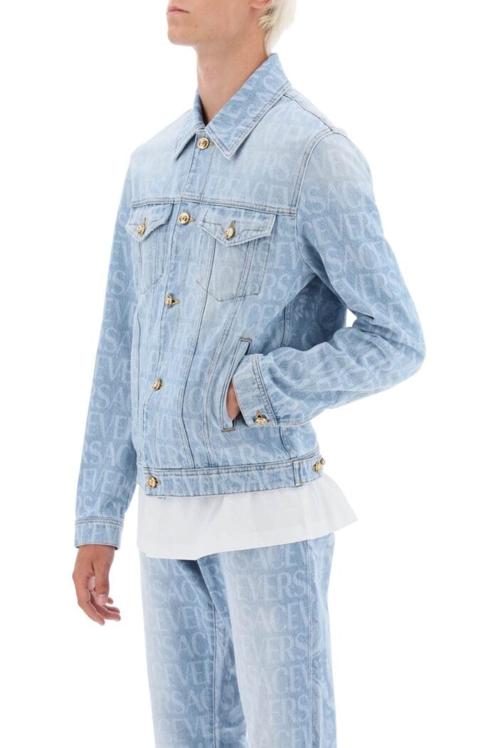 Versace Versace Allover Denim Jacket