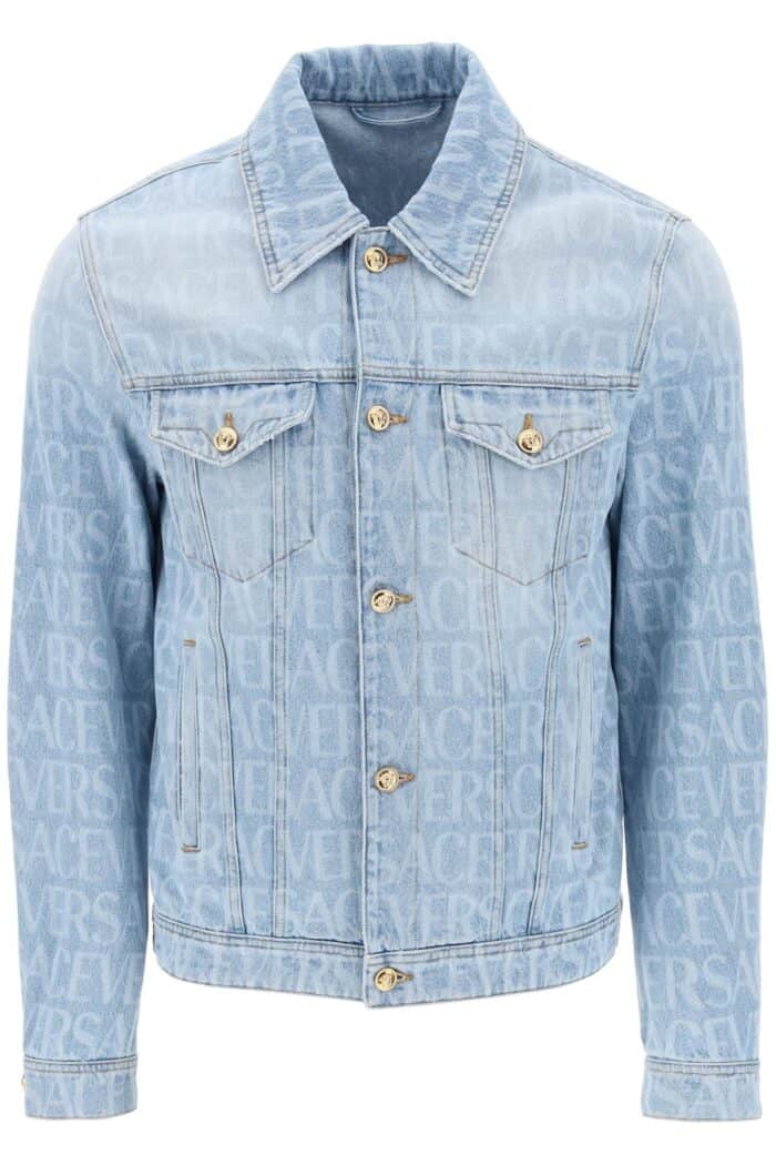 Versace Versace Allover Denim Jacket