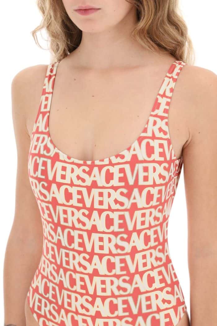 Versace Versace Allover One-piece Swimwear