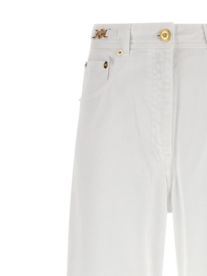 Versace White cotton jeans