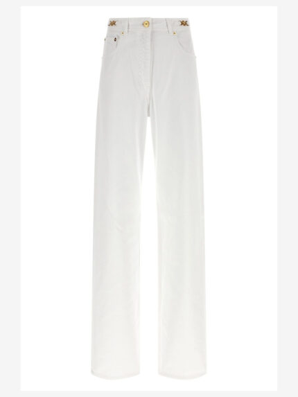 Versace White cotton jeans