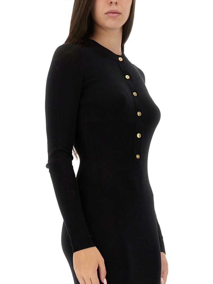 Versace WOOL DRESS WITH BUTTONS