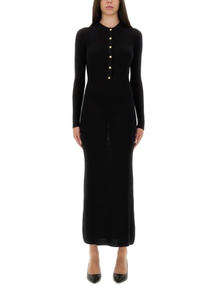 Versace WOOL DRESS WITH BUTTONS