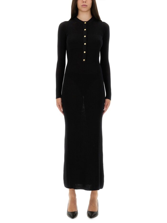 Versace WOOL DRESS WITH BUTTONS