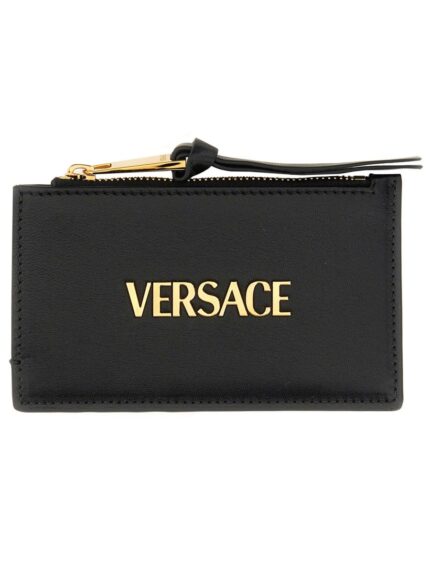 Versace ZIPPERED CARD HOLDER
