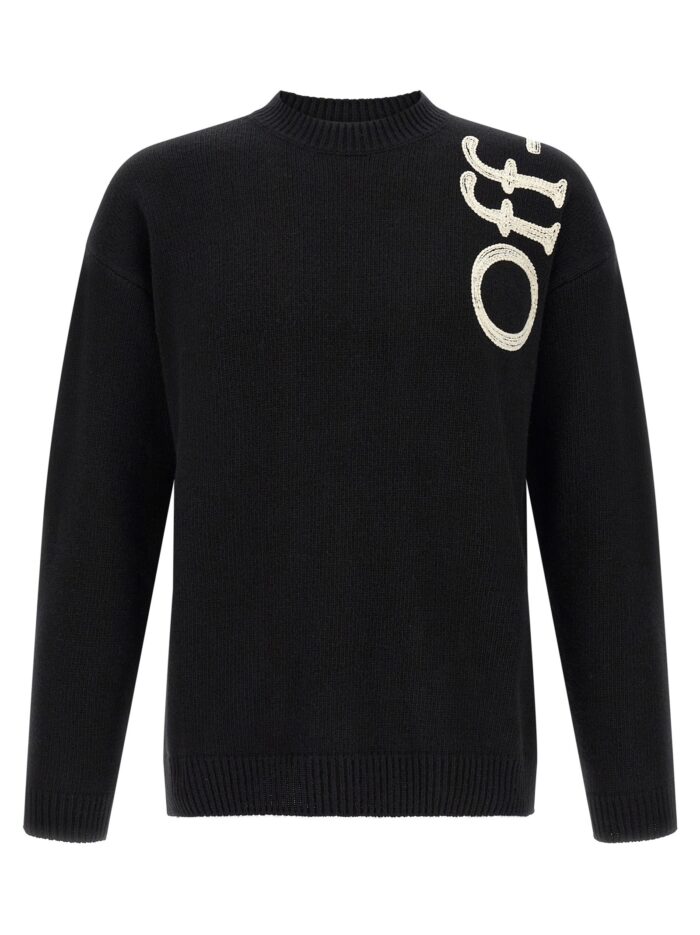 off white 'vertical bookish' sweater Off-white 'Vertical Bookish' Sweater