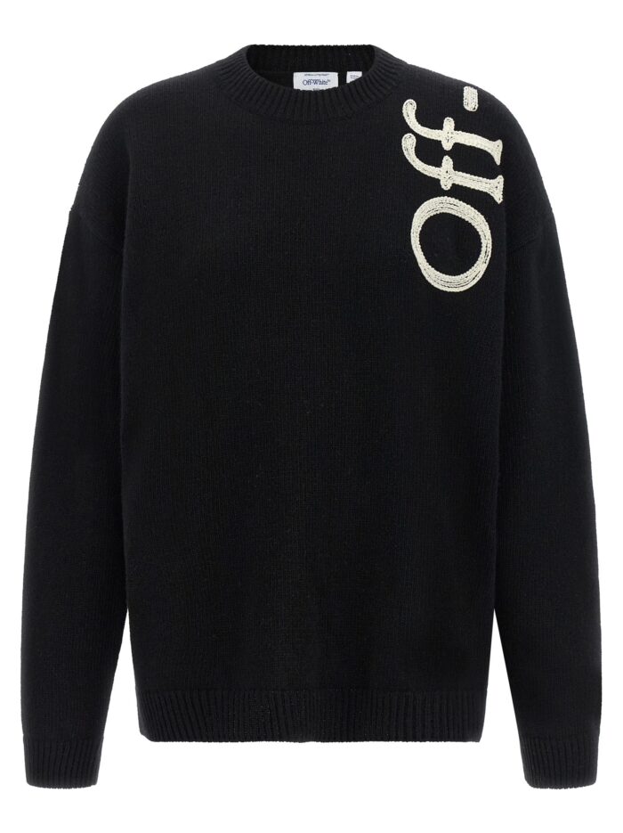 off white 'vertical bookish' sweater Off-white 'Vertical Bookish' Sweater