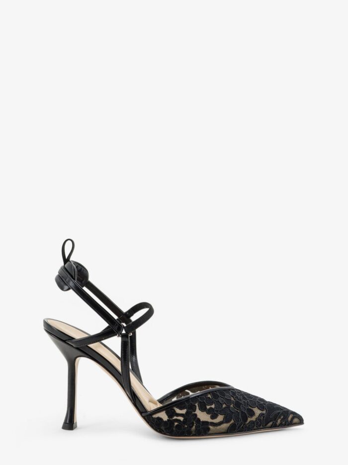 Fendi Very Colibrì High-heel Pumps In Back Tulle
