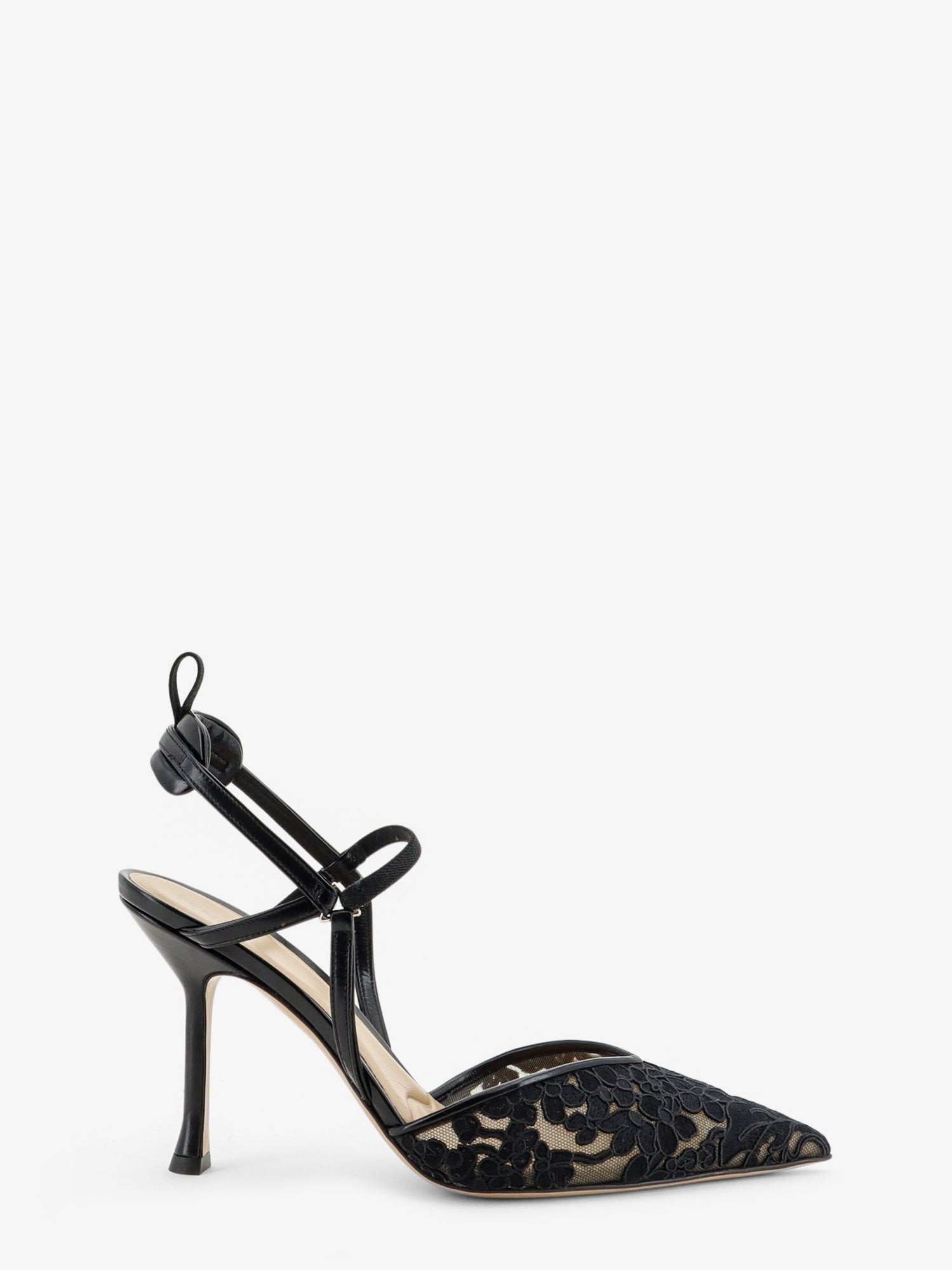 Fendi Very Colibrì High-heel Pumps In Back Tulle