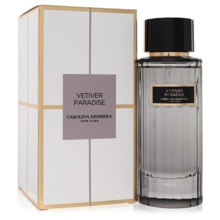 Vetiver Paradise By Carolina Herrera - Eau De Toilette Spray (Unisex) 3.4 Oz