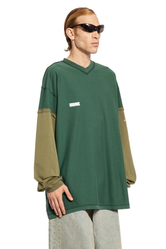 VETEMENTS Inside-out Shark Long Sleeve T-shirt