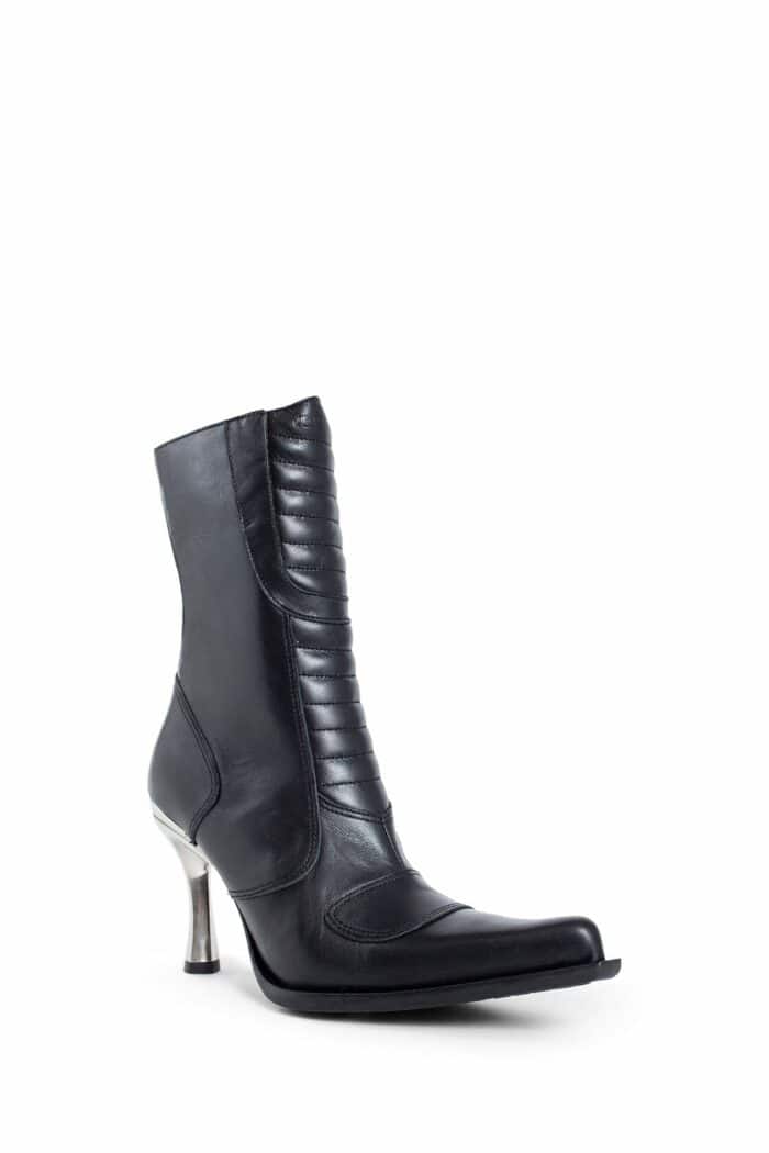 VETEMENTS New Rock Collaboration Biker Ankle Boots